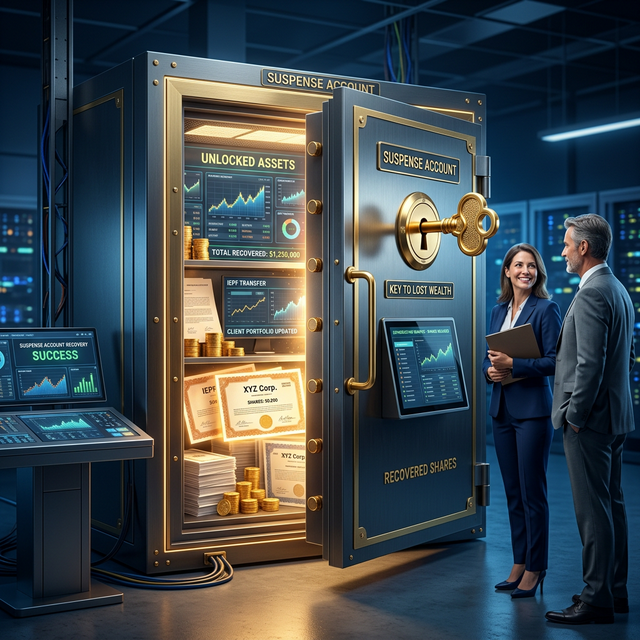 Claiming Shares from Suspense Account